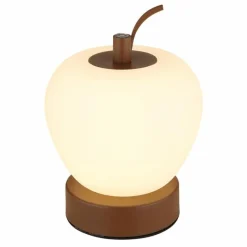 Luminaires Globo Lighting Evalina Lampe à poser LED Brun, 1 lumière* Éclairage Led