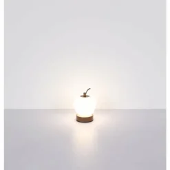 Luminaires Globo Lighting Evalina Lampe à poser LED Brun, 1 lumière* Éclairage Led