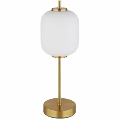 Luminaires Globo Lighting Ewald Lampe à poser LED Laiton, 1 lumière