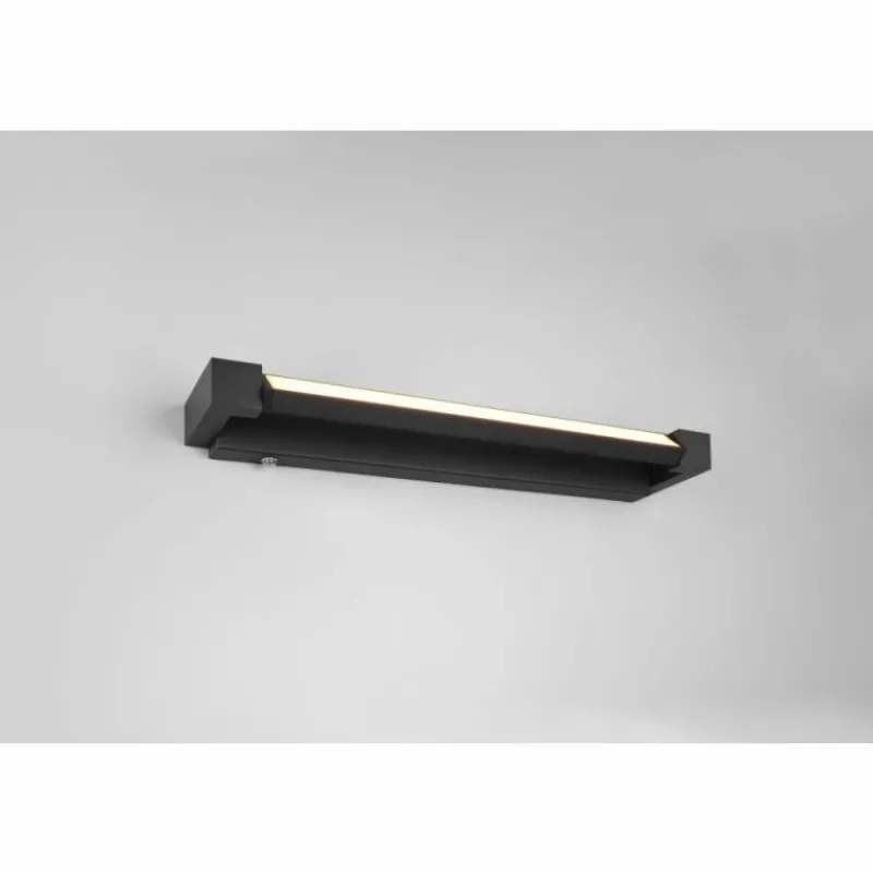 Luminaires Trio Fabrizio Applique murale LED Noir, 1 lumière* Éclairage Led