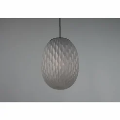 Suspension Verre Fumé-Luminaires Trio Facette Suspension Noir, 1 lumière