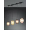 Luminaires Trio Facette Suspension Noir, 4 lumières