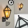 Luminaires Rustiques-hofstein Falfosa Lampe murale d´extérieur Noir, 1 lumière, Détecteur de mouvement