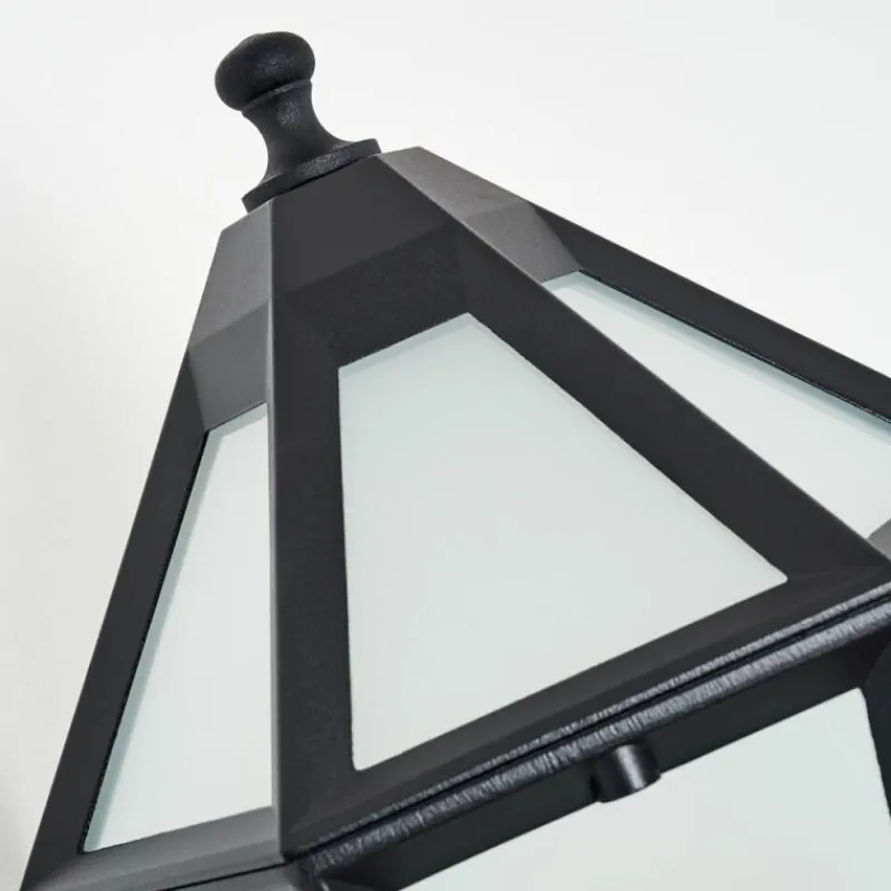 Luminaires Rustiques-hofstein Falfosa Lampe murale d´extérieur Noir, 1 lumière, Détecteur de mouvement