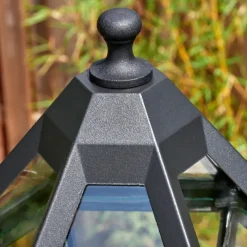 Luminaires Rustiques-hofstein Falfosa Luminaire extérieur, Réverbère, Eclairage de chemin Noir, 2 lumières