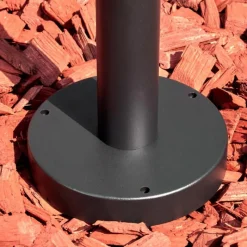 Luminaires Rustiques-hofstein Falfosa Luminaire extérieur, Borne lumineuse, Eclairage de chemin Noir, 1 lumière