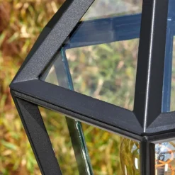 Luminaires Rustiques-hofstein Falfosa Luminaire extérieur, Réverbère, Eclairage de chemin Noir, 1 lumière