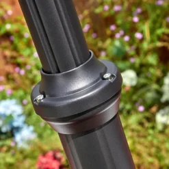 Luminaires Rustiques-hofstein Falfosa Luminaire extérieur, Réverbère, Eclairage de chemin Noir, 1 lumière