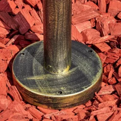 Luminaires Rustiques-hofstein Falfosa Luminaire extérieur, Eclairage de chemin Or, Noir, 1 lumière