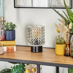 hofstein Falgorosa Lampe à poser Noir, 1 lumière