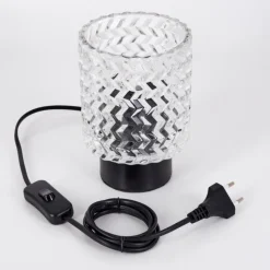 hofstein Falgorosa Lampe à poser Noir, 1 lumière