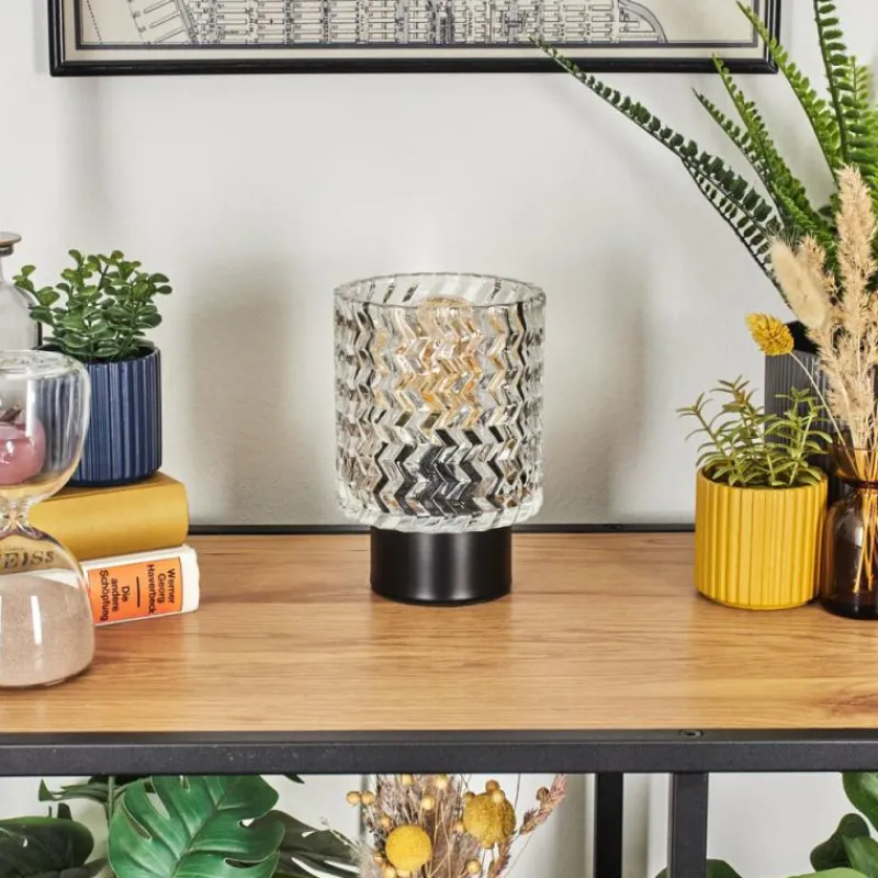 hofstein Falgorosa Lampe à poser Noir, 1 lumière