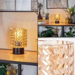 hofstein Falgorosa Lampe à poser Noir, 1 lumière