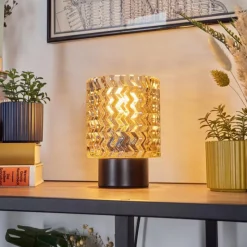 hofstein Falgorosa Lampe à poser Noir, 1 lumière