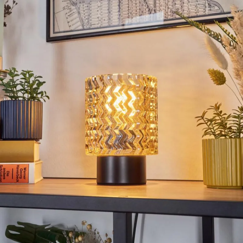 hofstein Falgorosa Lampe à poser Noir, 1 lumière