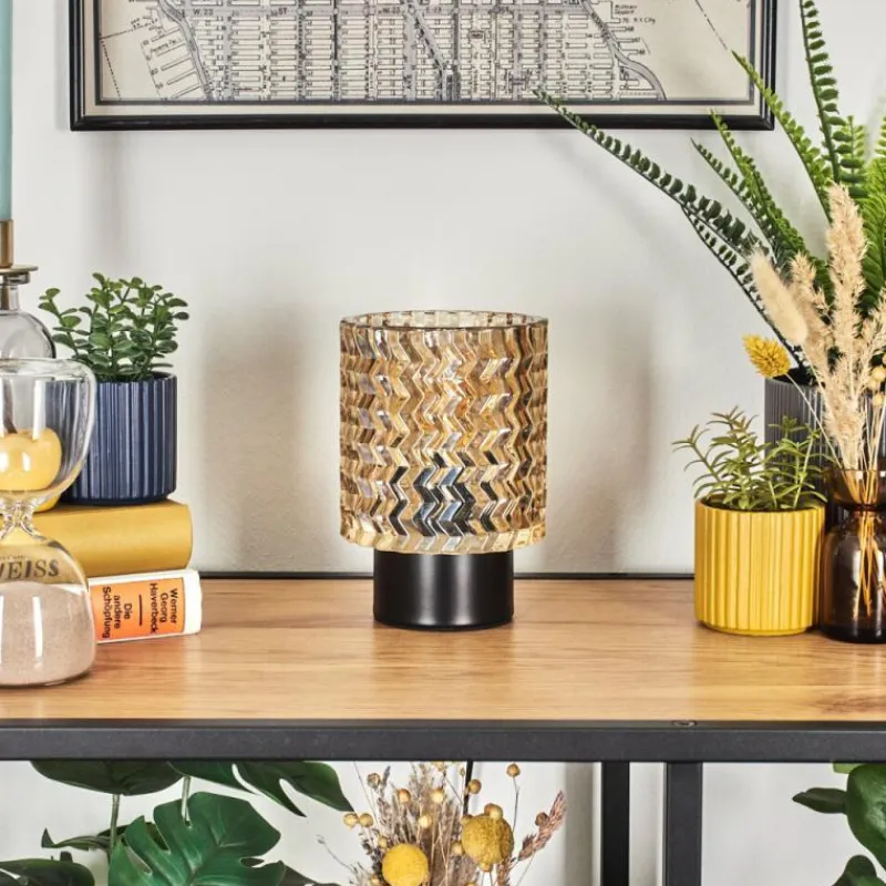 hofstein Falgorosa Lampe à poser Noir, 1 lumière