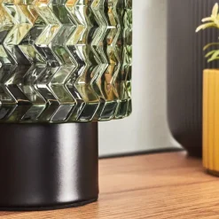 hofstein Falgorosa Lampe à poser Noir, 1 lumière