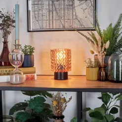 hofstein Falgorosa Lampe à poser Noir, 1 lumière