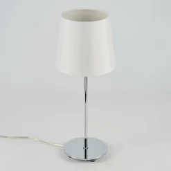 Lampes En Tissu-hofstein Falla Lampe à poser Chrome, 1 lumière