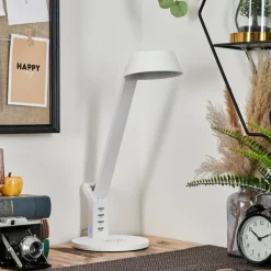 Luminaires Scandinaves-hofstein Falon Lampe de bureau, Lampe à poser, Liseuse LED Blanc, 1 lumière