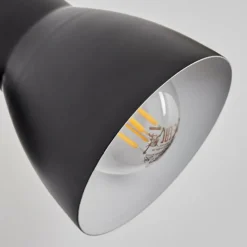 Lampes Vintages & Rétros-hofstein Farel Applique murale, Spot mural Chrome, Noir, 1 lumière