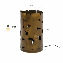 hofstein Favsing Lampe à poser Bronze, 1 lumière* Lampes À Poser