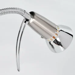 Lampes Vintages & Rétros-hofstein Felan Lampe de bureau, Lampe à poser, Liseuse Chrome, Nickel mat, 1 lumière