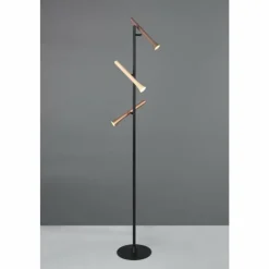 Luminaires Trio Fiato Lampadaire LED Noir, 3 lumières* Éclairage Led