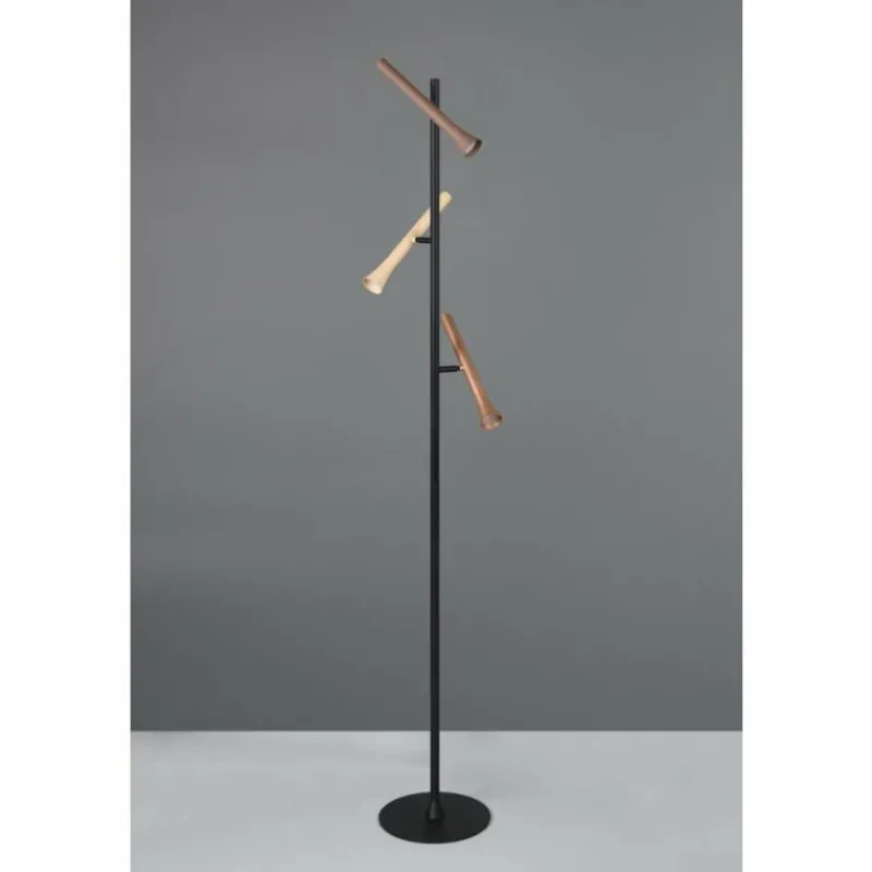 Luminaires Trio Fiato Lampadaire LED Noir, 3 lumières* Éclairage Led