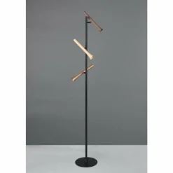 Luminaires Trio Fiato Lampadaire LED Noir, 3 lumières* Éclairage Led