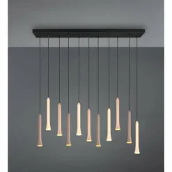 Luminaires Trio Fiato Suspension LED Noir, 11 lumières* Suspensions