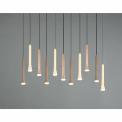 Luminaires Trio Fiato Suspension LED Noir, 11 lumières* Suspensions