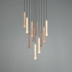 Luminaires Trio Fiato Suspension LED Noir, 11 lumières* Éclairage Led