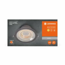 Luminaires Ledvance Filament Downlight LED Aluminium, 1 lumière* Downlights