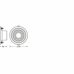 Luminaires Ledvance Filament Downlight LED Aluminium, 1 lumière* Downlights