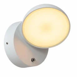 Luminaires Lucide FINN Lampe murale d´extérieur LED Blanc, 1 lumière, Détecteur de mouvement