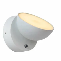 Luminaires Lucide FINN Lampe murale d´extérieur LED Blanc, 1 lumière, Détecteur de mouvement