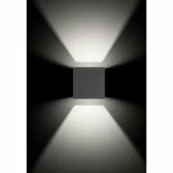 Luminaires LCD Fischeck Luminaire Up & Down, Applique murale LED Anthracite, 2 lumières