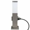 KS Verlichting Fiss Prises électriques d'extérieur, Eclairage de chemin Acier inoxydable, 1 lumière