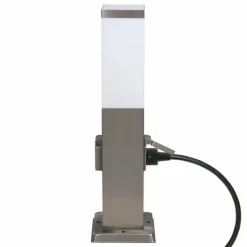 KS Verlichting Fiss Prises électriques d'extérieur, Eclairage de chemin Acier inoxydable, 1 lumière