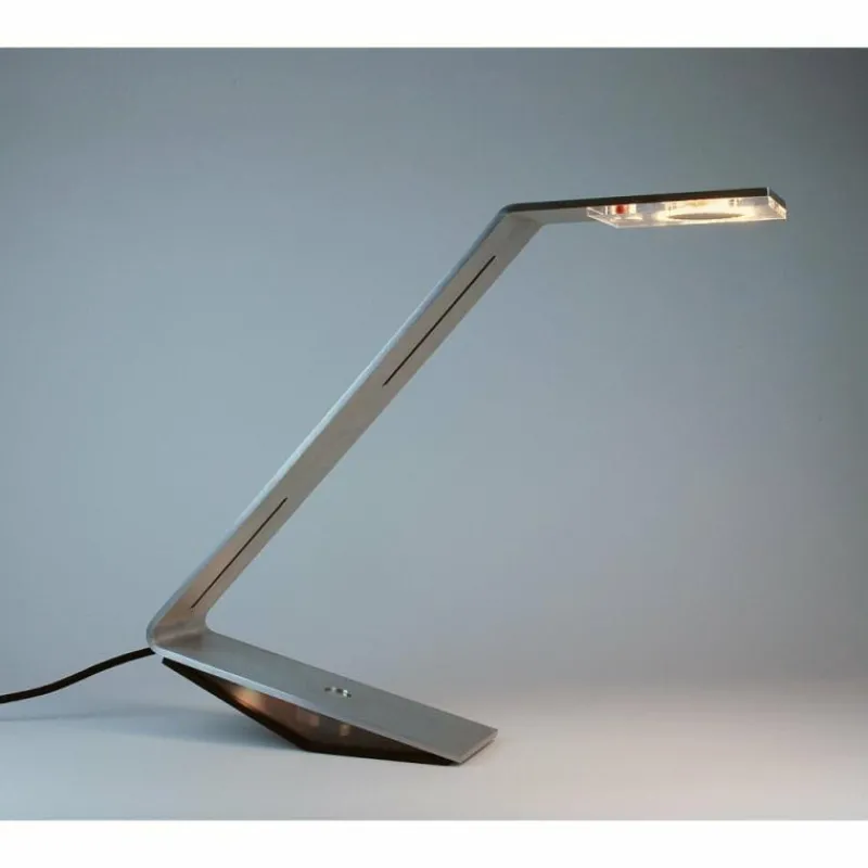 Lampe Design-Luminaires Tecnolumen Flad Tecnolumen Lampe à poser LED Gris, Argenté, 1 lumière