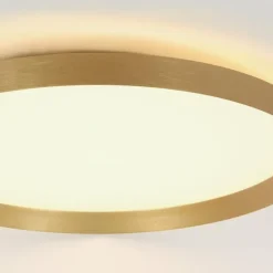 Lampes Dorées-Luminaires Steinhauer Flady Plafonnier LED Or, 2 lumières