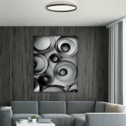 Luminaires Steinhauer Flady Plafonnier LED Noir, 2 lumières* Éclairage Led