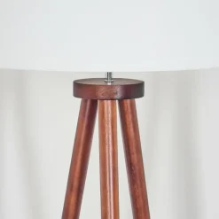 Lampes En Tissu-hofstein Flemming Lampadaire Brun foncé, 1 lumière