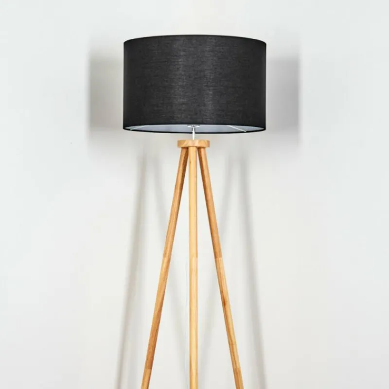 Lampes En Tissu-hofstein Flemming Lampadaire Écru, 1 lumière