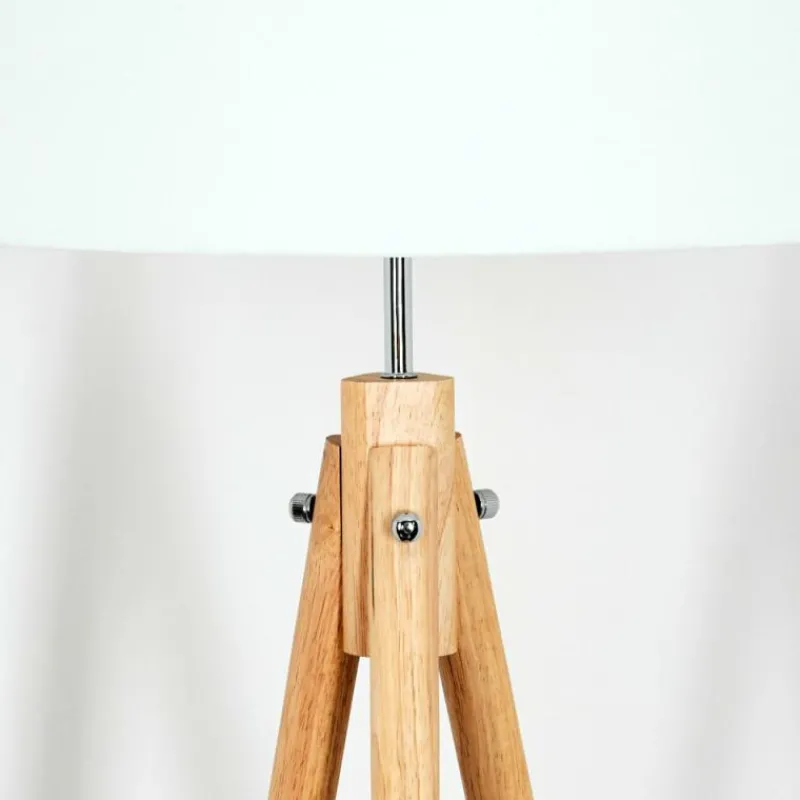 Lampes En Tissu-hofstein Flemming Lampadaire Écru, 1 lumière