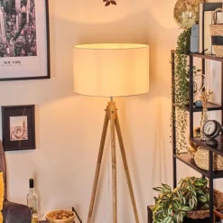 Lampes En Tissu-hofstein Flemming Lampadaire Écru, 1 lumière