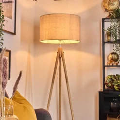 Lampes En Tissu-hofstein Flemming Lampadaire Écru, 1 lumière