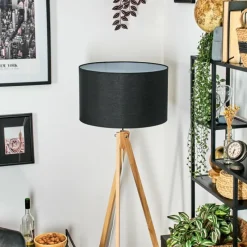 Lampes En Tissu-hofstein Flemming Lampadaire Écru, 1 lumière