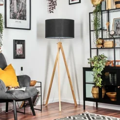 Lampes En Tissu-hofstein Flemming Lampadaire Écru, 1 lumière